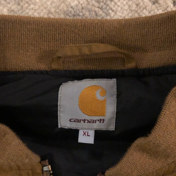 Carhartt Wip Ashton Bomber Jacket Hamilton Brown XL - Picture 3 of 8